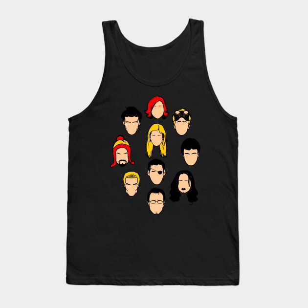Whedon's Heroes Tank Top by TomTrager